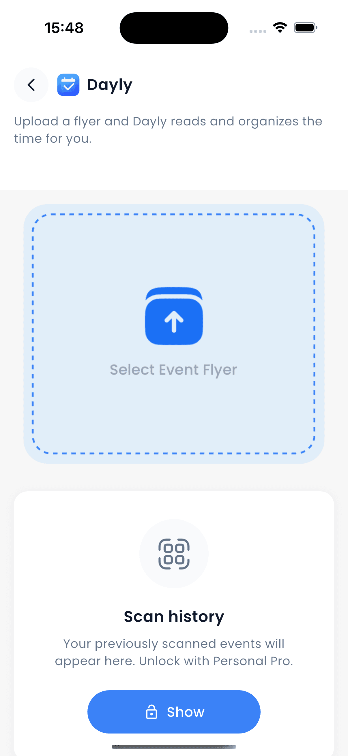 Dayly Events Made Simple screenshot